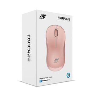 Ant Value FKAPU03 1000 DPI Wireless Mouse (Pink)