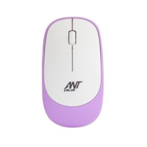 Ant Value FKBRI05 Multimedia Wireless Keyboard & Mouse Combo (Purple White)