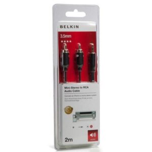 Belkin 2-Meter Stereo to RCA Portable Audio Cable