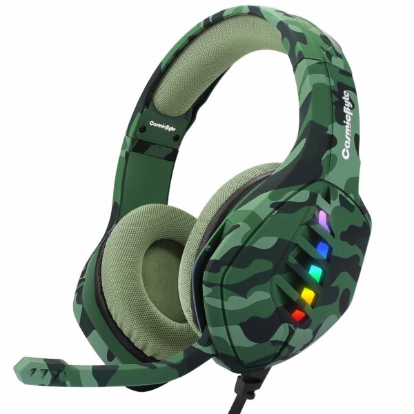 Cosmic Byte GS430 Headphone Camo Green