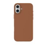 Stuffcool Premier Mag Magsafe Compatible Case for iPhone 16 Series, Brown  - (PREM-MAG-BROWN16)