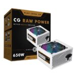 Circle CG Raw Power 650W RGB Pro 80 Plus Bronze SMPS (White)