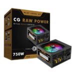 Circle CG Raw Power 750W RGB Pro 80 Plus Bronze SMPS (Black)