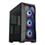 Cooler Master MasterBox TD500 Mesh V2 ARGB (E-ATX) Mid Tower Cabinet (Black) - (TD500V2-KGNN-S00)