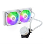 Cooler Master MasterLiquid ML240 Core ARGB CPU Liquid Cooler (White)