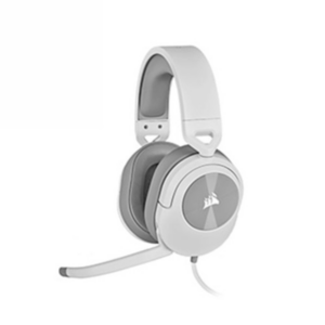 Corsair HS55 STEREO Wired Gaming Headset (White)