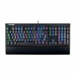 Cosmic Byte Black Eye PRO CB-GK-29 Wired Per Key RGB Mechanical Keyboard, Upgraded with Swappable Switches, Software and Outemu Blue Switches (Black) - (PRO CB-GK-29)