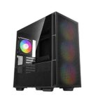 DeepCool CH560 Mesh ARGB (E-ATX) Mid Tower Cabinet (Black)