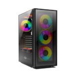 Circle Elegantor X5 ARGB Mid-Tower Cabinet - Black