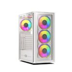 Circle Elegantor X5 ARGB Mid-Tower Cabinet - White