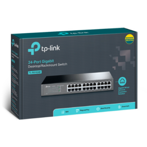 TP-Link TL-SG1024D 24-Port Gigabit Ethernet Unmanaged Desktop/Rackmount Switch