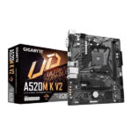 Gigabyte A520M K V2 (rev. 1.0) Motherboard - (A520M-K-V2)