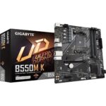 Gigabyte B550M K (rev. 1.0) AM4 Micro-ATX Motherboard - (B550M-K-REV-1-0)