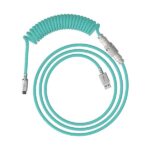 HyperX USB-C Coiled Cable (Light Green-White) - (6J681AA)