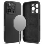 Ringke iPhone 16 Pro Back Cover case | Silicone Magnetic - Black