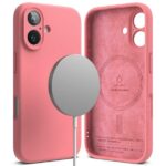 Ringke iPhone 16 Back Cover case | Silicone Magnetic - Pink