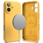 Ringke iPhone 16 Back Cover case | Silicone Magnetic - Yellow