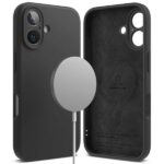 Ringke iPhone 16 Plus Back Cover case | Silicone Magnetic - Black