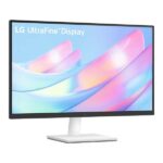 LG UltraFine 27US500-W 27″ 4K HDR Monitor – White, IPS, Ultra-High Definition Display.