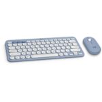 Logitech Pebble 2 Wireless Keyboard and Mouse Combo For Mac (Blue) - (920-012202)