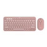 Logitech Pebble 2 Wireless Keyboard and Mouse Combo (Rose) - (920-012199)
