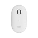 Logitech Pebble M350 Wireless Mouse (White)
