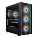 Cooler Master MasterBox 600 ARGB Tempered Glass ATX Cabinet Black