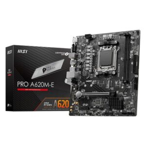 MSI PRO A620M-E AM5 AMD A620 SATA 6Gb/s DDR5 mATX Motherboard