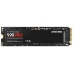 Samsung 990 PRO 1TB M.2 NVMe Gen4 SSD – Black (MZ-V9P1T0B/AM)