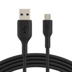 Belkin BoostCharge Android Certified PVC USB-A to Micro USB Cable 1 Meter, Tough and Durable, Black