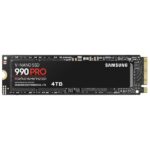 Samsung 990 PRO 4TB M.2 NVMe Gen4 SSD – Up to 7,450MB/s (MZ-V9P4T0B/AM)