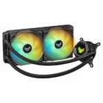 ASUS TUF Gaming LC 240 ARGB CPU AIO Liquid Cooler, Black – (TUF-G-LC-240-ARGB)