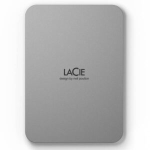 LaCie Mobile Drive HDD 1TB External HDD, Silver