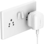 Belkin BoostCharge Wall Charger Adapter With 18W Charging Speed, White