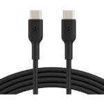 Belkin BoostCharge Android Certified PVC USB-C to USB-C Cable 1 Meter Fast Charging, Tough and Durable, Black