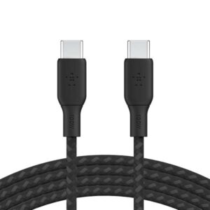 Belkin BoostCharge Android Certified Braided 100W USB-C to USB-C Cable 2 Meter Fast Charging