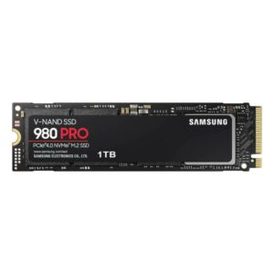 Samsung 980 Pro 1TB M.2 NVMe Gen4 Internal SSD, Black