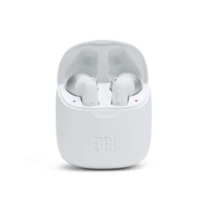 JBL Tune 225 TWS True Wireless In Ear Earbud - JBL Pure Bass Sound, Bluetooth, 25H Battery, Dual Connect, Native Voice Assistant (White)