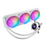 ASUS ROG Strix LC II 360 ARGB CPU AIO Liquid Cooler, White – (ROG-STRIX-LC-II-360-ARGB-WE)