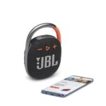 JBL Clip 4, Wireless Ultra Portable Bluetooth Speaker Without Mic - (Black & Orange)
