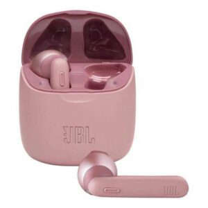 JBL Tune 225 TWS True Wireless In Ear Earbuds, with JBL Pure Bass Sound, Bluetooth, 25 Hours Battery, Dual Connect, and Voice Assistant (Pink)