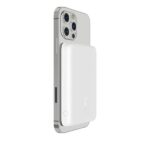 Belkin BoostCharge 2500 mAh MagSafe Wireless Power Bank With 5W Charging Speed, White