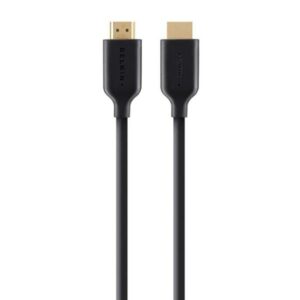 Belkin Mixit Up High-Speed HDMI Cable with Ethernet 4K/Ultra HD Compatible 2 Meter Cable Gold Platted