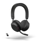 Jabra Evolve2 75 Wireless Over-ear ANC Headphones, Black