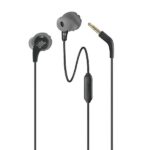 JBL Endurance Run 2 Wired in Ear Earphones with Mic, Black