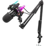 Fifine K651 Amplirocket USB Dymanic Computer Microphone Kit, Black