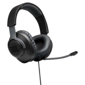 JBL Free WFH Wired Over Ear Gaming Headset, Black