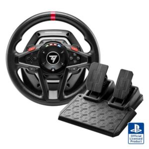 Thrustmaster T128 P Force Feedback Racing Wheel and Magnetic Pedals, Black