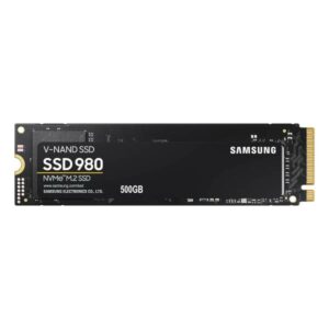 Samsung 980 500GB M.2 NVMe Gen3 Internal SSD, Black