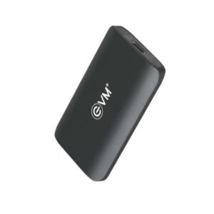 EVM EnSave Portable SSD 256GB External SSD, Black